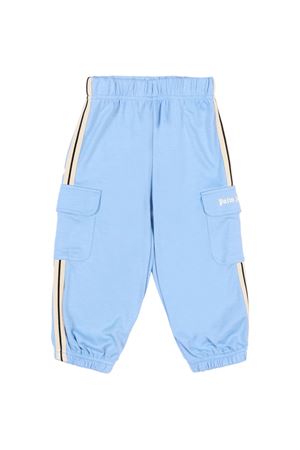 side-stripe cargo trousers PALM ANGELS KIDS | PB4X005S26FLE001050